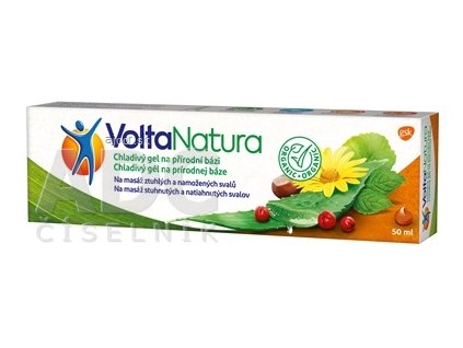 VoltaNatura chladivý gél na masáž stuhnutých a natiahnutých svalov 1x50 ml