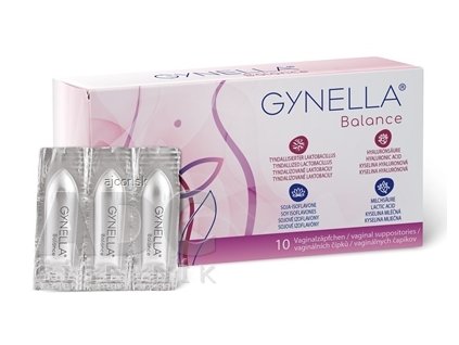 GYNELLA Balance vaginálne čapíky 1x10 ks