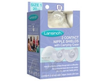 LANSINOH Kontaktný chránič bradaviek (2x20 mm) 1x2 ks