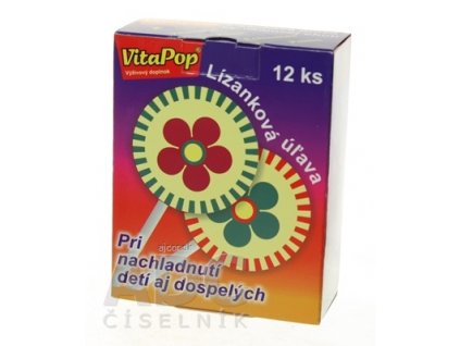 VitaPop lízanka pri nachladnutí detí aj dospelých 1x12 ks