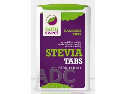 NATUSWEET STEVIA TABS sladidlo, tablety 1x300 ks