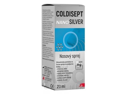 COLDISEPT nanoSILVER nosový sprej 1x20 ml