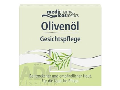 OLIVENÖL Pleťový krém na tvár, suchá a citlivá pokožka 1x50 ml