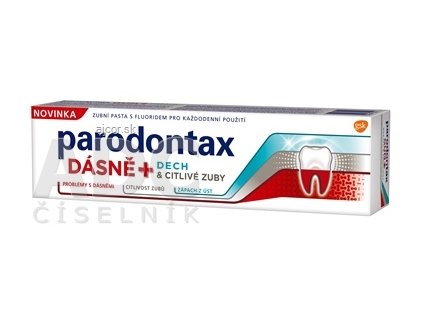 Parodontax ĎASNÁ + DYCH & CITLIVÉ ZUBY zubná pasta 1x75 ml