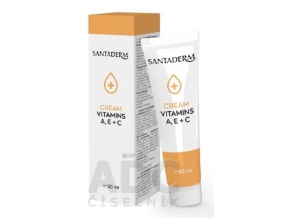 SANTADERM CREAM VITAMINS A, E + C krém s vitamínmi na suchú a odlupujúcu sa pokožku 1x50 ml