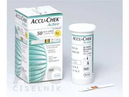 ACCU-CHEK Active Glucose 50 testovacie prúžky do glukomera 1x50 ks