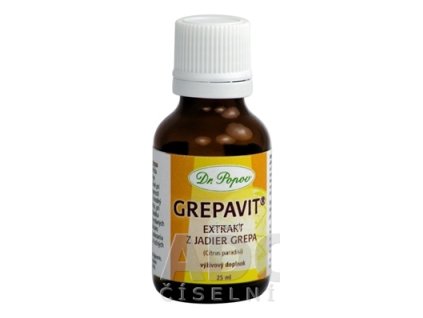 DR. POPOV Grepavit (grep - extrakt z jadier) kvapky 1x25 ml