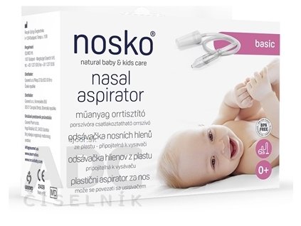 nosko nasal aspirator basic odsávačka hlienov z plastu, pripojiteľná k vysávaču 1x1 ks