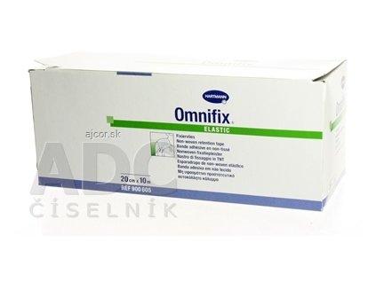 OMNIFIX ELASTIC hypoalergénna náplasť fixačná z netkaného textilu (20cmx10m) 1x1 ks