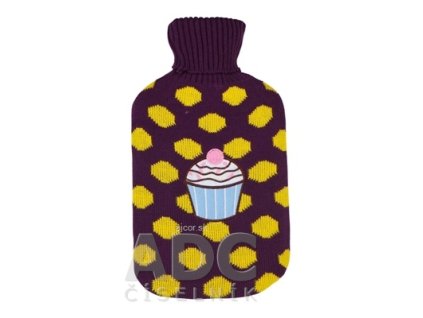 DEPAN Termofor ohrievacia fľaša s pleteným obalom MUFFIN 1x1 ks