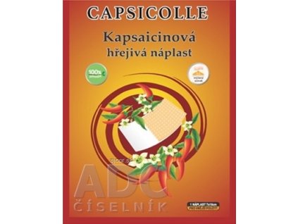 CAPSICOLLE Kapsaicínová hrejivá náplasť 7x10 cm 1x1 ks