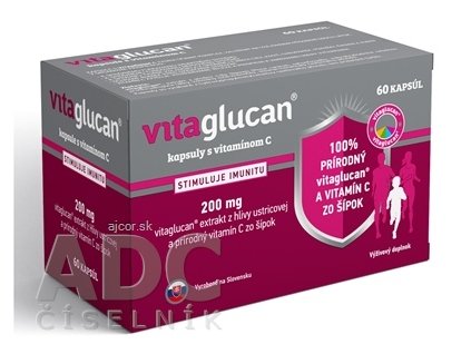 VITAGLUCAN s vitamínom C cps 1x60 ks