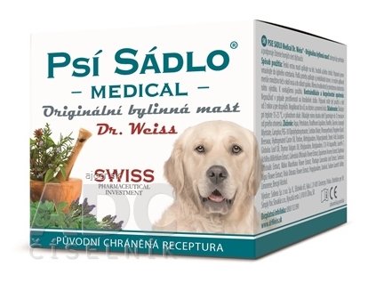 PSIE SADLO Medical Dr. Weiss originálna bylinná masť 1x75 ml