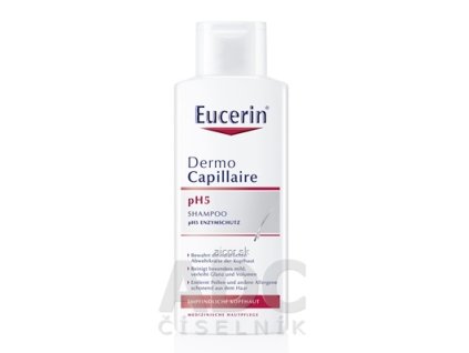 Eucerin DermoCapillaire pH5 šampón pre citlivú pokožku 1x250 ml