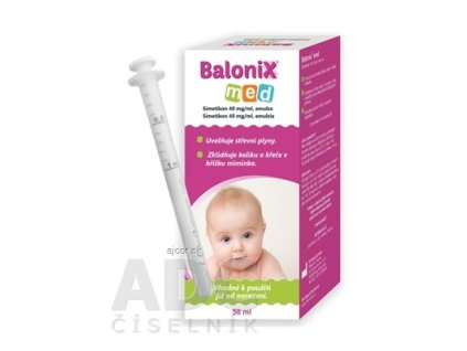 Balonix med emulzia, simetikon 40 mg/ml 1x50 ml