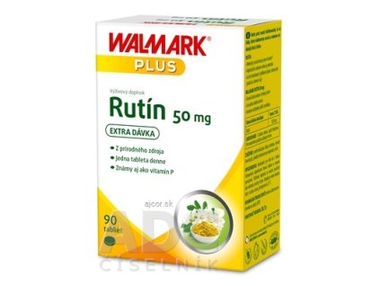 WALMARK Rutín 50 mg tbl (inov. obal 2019) 1x90 ks