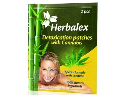 Herbalex Detoxikačné náplasti s konopou 1x2 ks