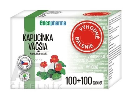 EDENPharma KAPUCÍNKA väčšia tbl výhodné balenie 2x100 (200 ks)