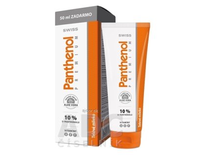 SWISS Panthenol PREMIUM 10% telové mlieko 200+50 ml zadarmo (250 ml)