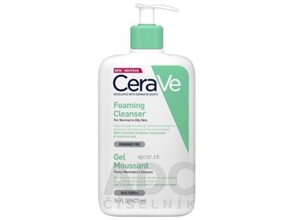 CeraVe ČISTIACI PENIVÝ GÉL na normálnu až mastnú pleť (MB096200) 1x473 ml