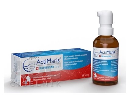 ActiMaris OROPHARYNX Sprej hypertonický roztok morskej vody 1x50 ml