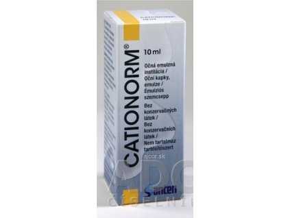 CATIONORM očná emulzná instilácia 1x10 ml