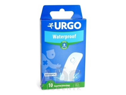 URGO Waterproof vodeodolná náplasť priehľadná, 2 veľkosti, 1x10 ks