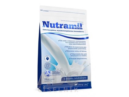 NUTRAMIL COMPLEX Neutral nutrične kompletná výživa (10 porcií) 1x720 g