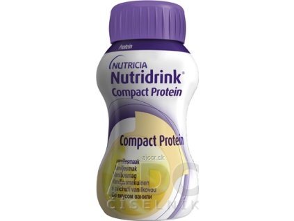 NUTRIDRINK COMPACT PROTEIN s vanilkovou príchuťou (inov.2022) 24x125 ml (3000 ml)