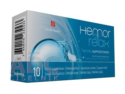 fytofontana Hemorrelax rektálne čapíky 1x10 ks