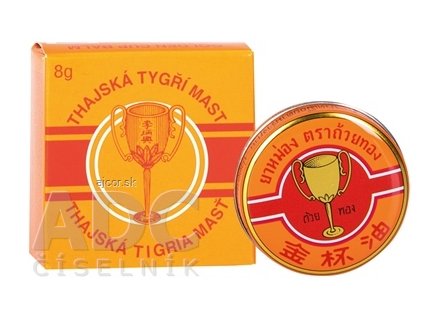 Thajská tigria masť GOLDEN CUP BALM 1x8 g