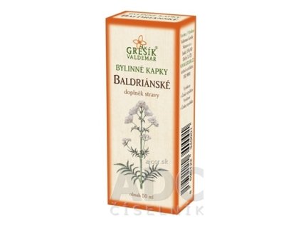 GREŠÍK BYLINNÉ KVAPKY BALDERIÁNSKE 1x50 ml