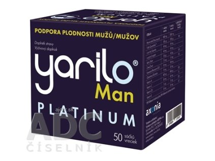 YARILO Man PLATINUM prášok vo vrecúškach 1x50 ks