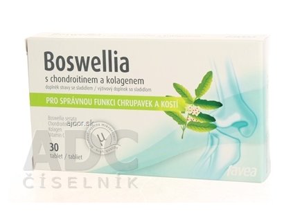 BOSWELLIA s chondroitínom a kolagénom - favea tbl 1x30 ks