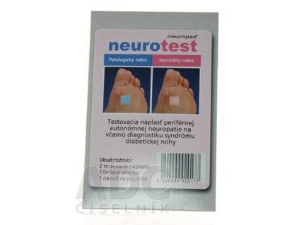 Neurotest emp (diagnostický test diabet. polyneuropatie) 1x2 ks