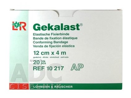 GEKALAST HYDROF. ELAST. FIXAČNÝ OBVAZ 12cmx4m 1x20 ks