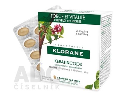 KLORANE KERATINcaps cps (inov.2021) vlasy a nechty 1x30 ks