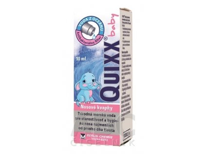 QUIXX baby 0,9% nosové kvapky 1x10 ml