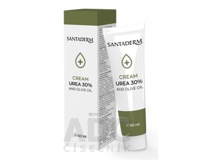 SANTADERM CREAM UREA 30% AND OLIVE OIL krém s ureou a olivovým olejom 1x50 ml