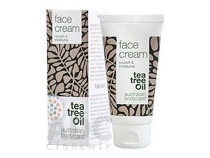 ABC tea tree oil FACE CREAM - Pleťový krém hydratačný, Tasmánske korenie 1x50 ml