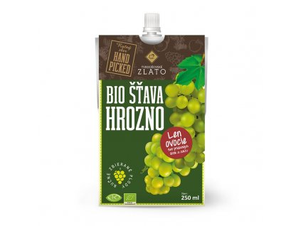 100% BIO hroznová šťava, 250 ml