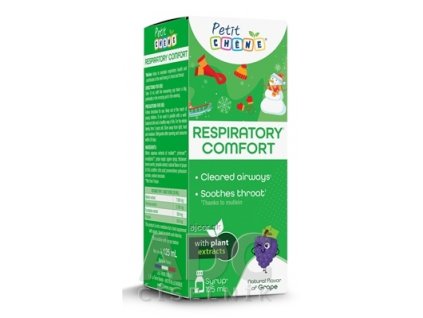Petit CHENE RESPIRATORY COMFORT detský sirup, s hroznovou arómou 1x125 ml