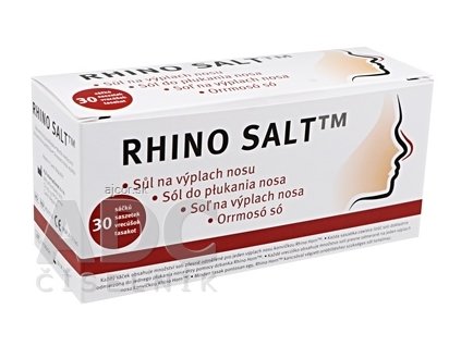 RHINO SALT soľ na výplach nosa vrecúška 1x30 ks