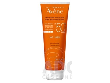 AVENE LAIT SPF50+ (inov. 2019) mlieko, veľmi vysoká ochrana citlivej kože 1x250 ml