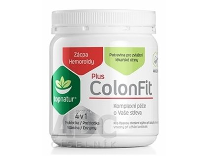 topnatur ColonFit PLUS enzýmy 4v1 prášok 1x180 g