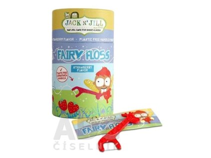 JACK N´JILL Dentálna niť pre deti FAIRY FLOSS príchuť jahoda 1x30 ks