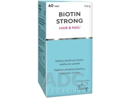 Vitabalans BIOTIN STRONG HAIR&NAIL tbl 1x60 ks