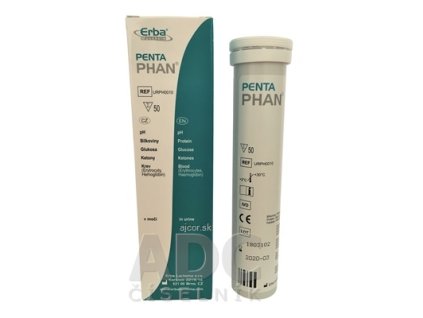 PENTAPHAN diagnostické prúžky na moč 1x50 ks