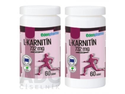 EDENPharma L-KARNITIN 732 mg DUOPACK tbl 2x60 ks (120 ks)