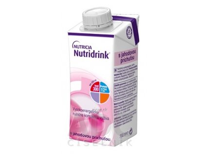 Nutridrink s jahodovou príchuťou 24x200 ml